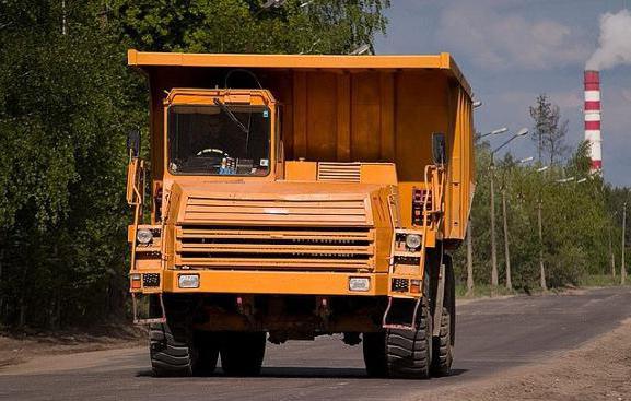 Camion à benne basculante 7540 BelAZ - caractéristiques techniques, les caractéristiques et les critiques