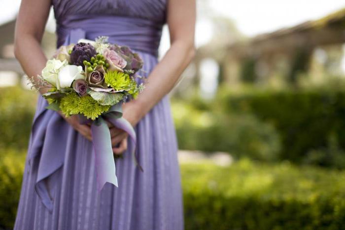 bouquet de mariage violet 