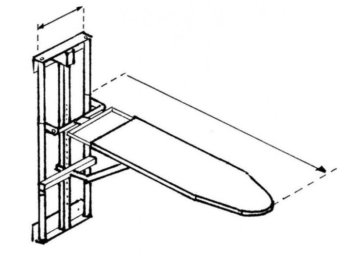 Table à repasser de taille standard