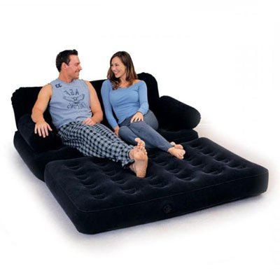 Lit gonflable double - un endroit confortable pour dormir et se reposer