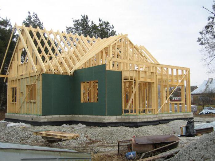 construction de maisons à ossature préfabriquée 