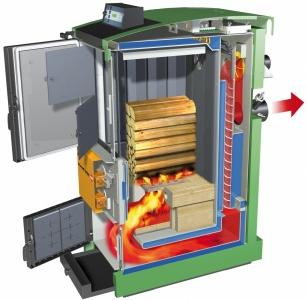 Une chaudière de bois de chauffage est une alternative à l'équipement de gaz