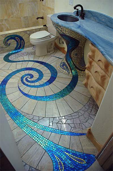 Mosaïque pour un bain: que choisir?