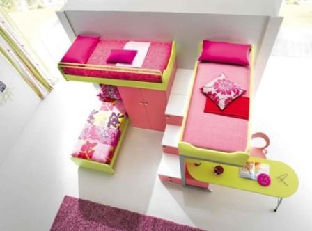 Choisissez l'intérieur d'une chambre d'enfant pour deux filles