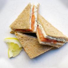 Sandwiches avec photo de poisson rouge