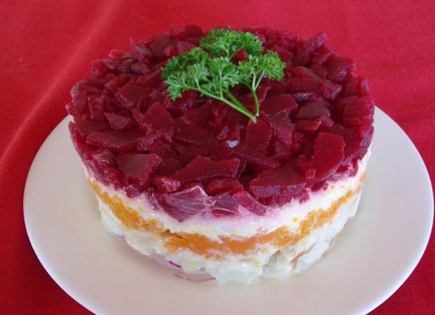 salade de gâteau aux légumes