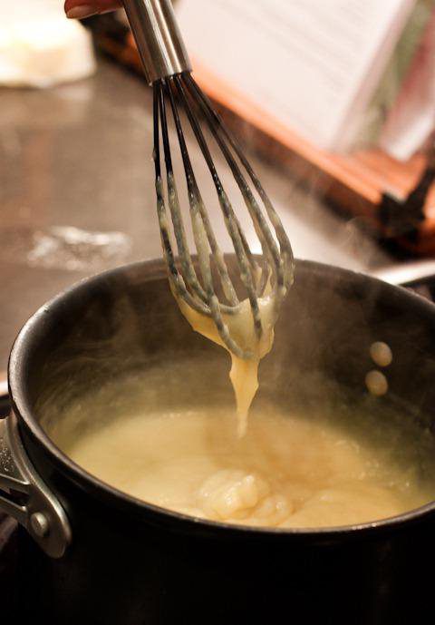 gâteau avec crème