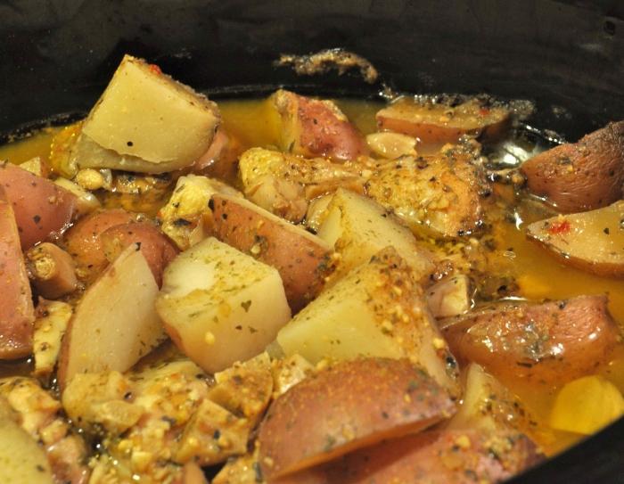 pommes de terre avec une recette de photo de viande