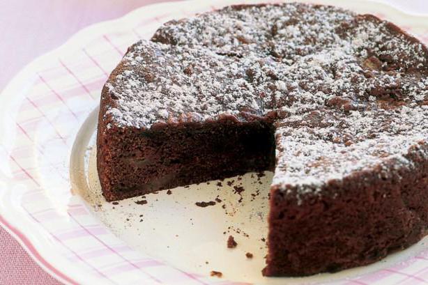  tarte au chocolat sur le kéfir photo