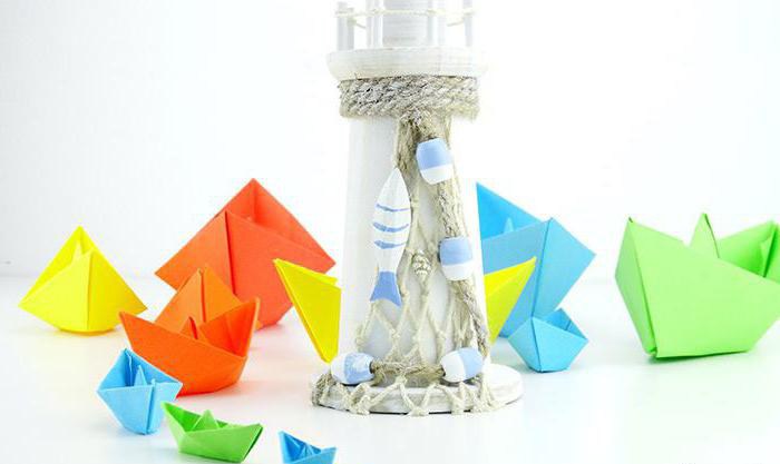 Navire en papier Origami pour les enfants