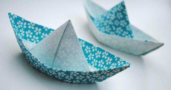 Comment faire de l'origami bateau à partir de papier pour les enfants: instruction étape par étape