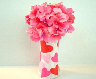 comment faire un vase de papier