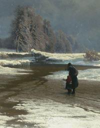 La peinture de Vassiliev "Thaw": la poésie des changements