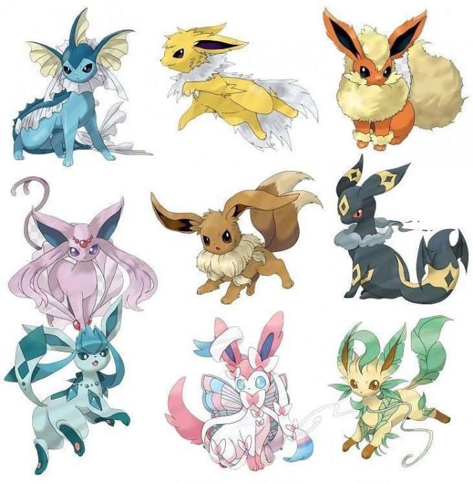 eevee pokemon évolution