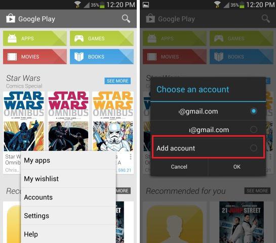 Comment ajouter un appareil à Google Play - instructions