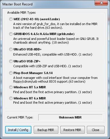 un exemple de création d'un lecteur flash USB bootable en utilisant bootice