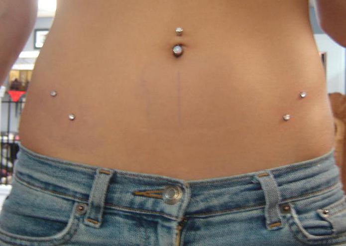 Magnifique nombril chez les filles (photo de piercing)