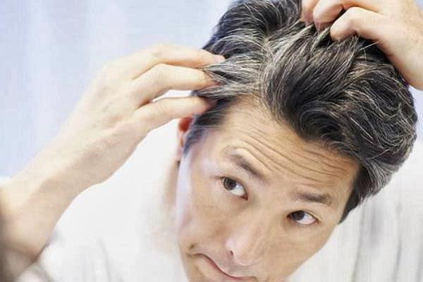 Remède pour les cheveux gris pour les hommes