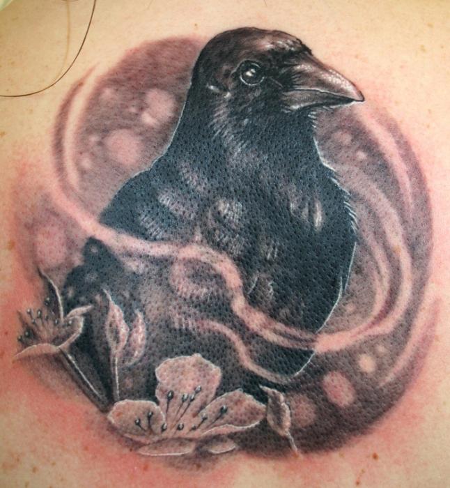 tatouages ​​de corbeau