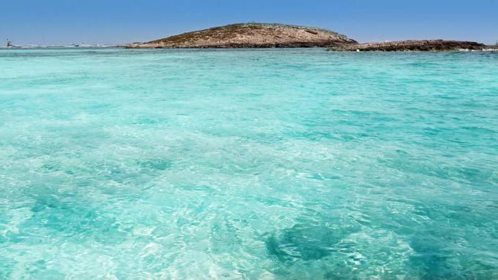 température de l'eau dans la mer des Baléares