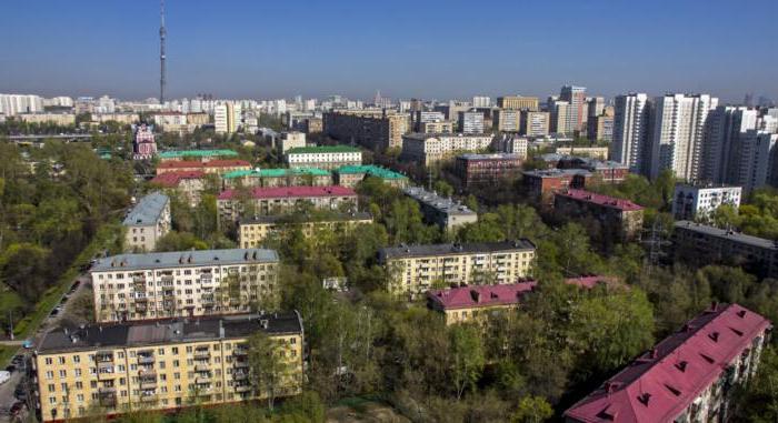 bonnes zones de Moscou pour vivre avec les enfants