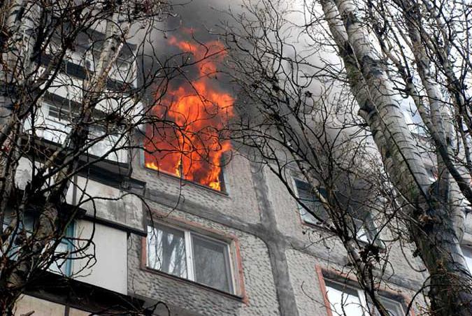 le feu dans le Tyumen au syndicat