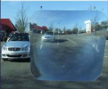 Lentille de stationnement de Fresnel.