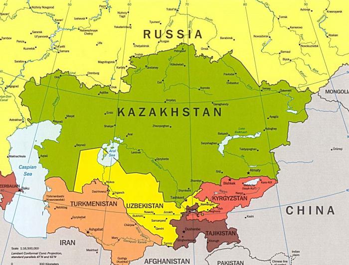 Le Kazakhstan et les pays d'Asie centrale