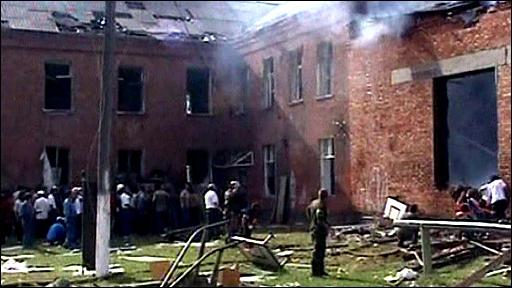 L'acte terroriste à Beslan 2004