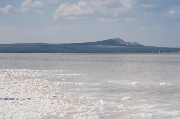 Lac Baskunchak où est situé