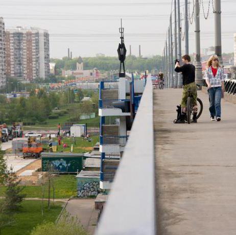 Brateevsky Bridge à Moscou: photo, emplacement