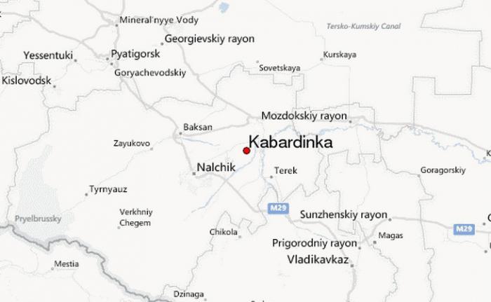 voir la carte de kabardinka 