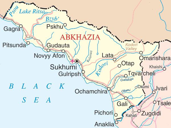 carte de suhumi abhasie