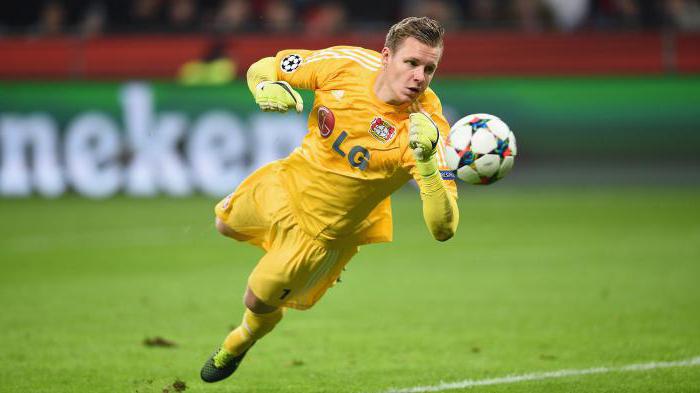 Le footballeur allemand Bernd Leno. Candidat pour l'équipe nationale de football de Russie