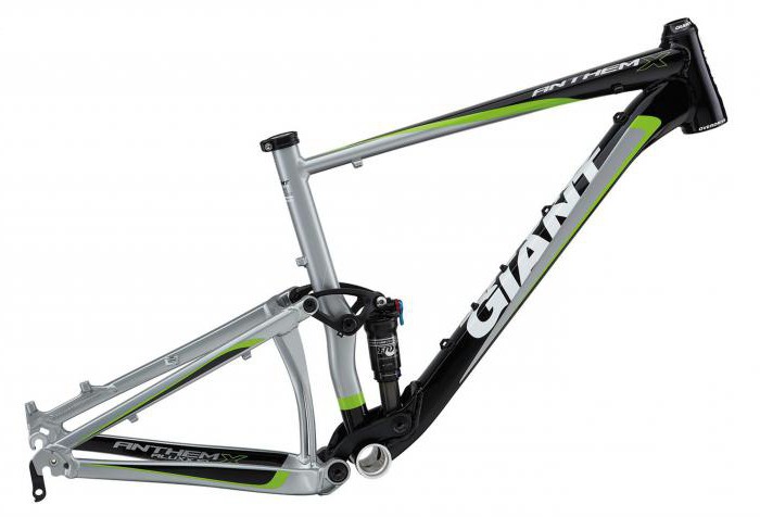 Cadre de vélo Giant XTC: description, avis