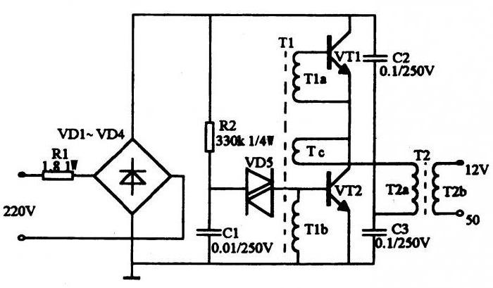 circuit de transformateur électronique taschibra 